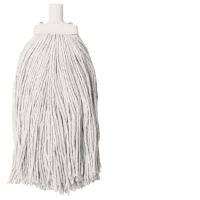 MOP HEAD 400GM WHITE CONTRACTOR oates only