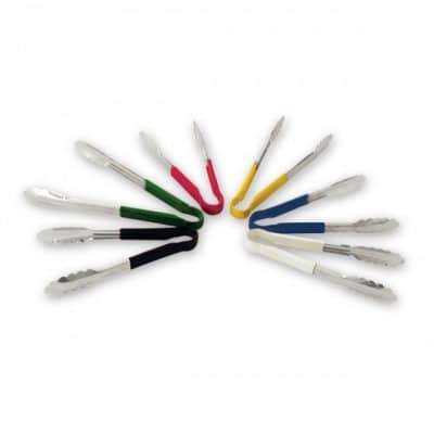 TONGS COLOUR CODED WHITE S/S 230mm