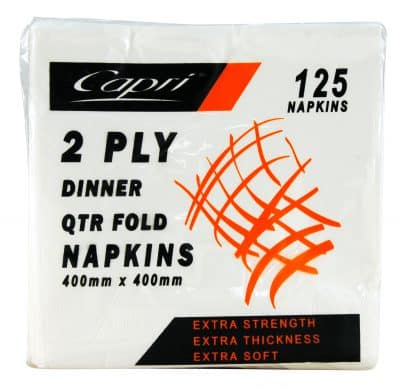 Dinner Napkins Quarter Fold (1000pcs)