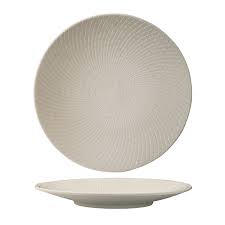 LUZERNE WH SWIRL RND COUPE PLATE 235MM(4/12)