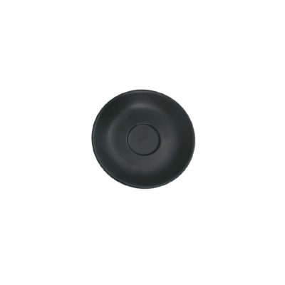 INCAFE Bowl Cappucino Saucer MATTE BLACK [6pcs]