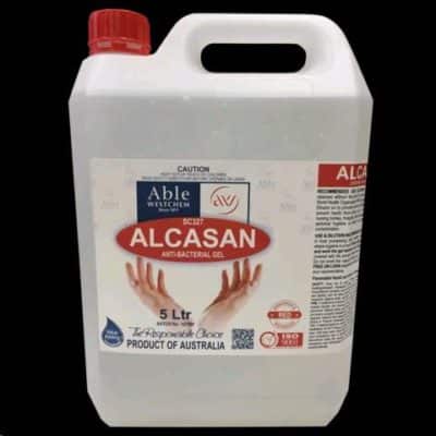 ALCASAN HAND SANITISER GEL (5 Litre Bottle)[HAZ-3]